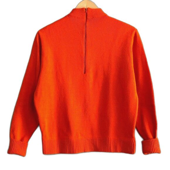 1960’s Cheerleader Sweater Vintage Kandel Knitting Mills Portland Medium Top - Picture 3 of 8